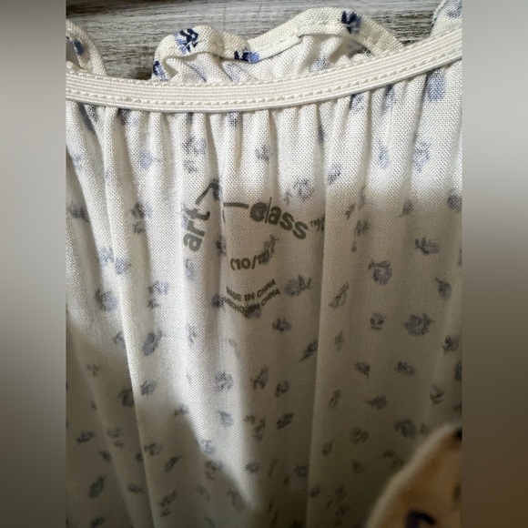 Floral Print Smocked Dress with skort - Picture 6 of 6